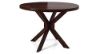 Picture of Krishna Wood Decor Solid Sheesham Teak Wood Round Dining Table 4 Seater with Chairs Sets