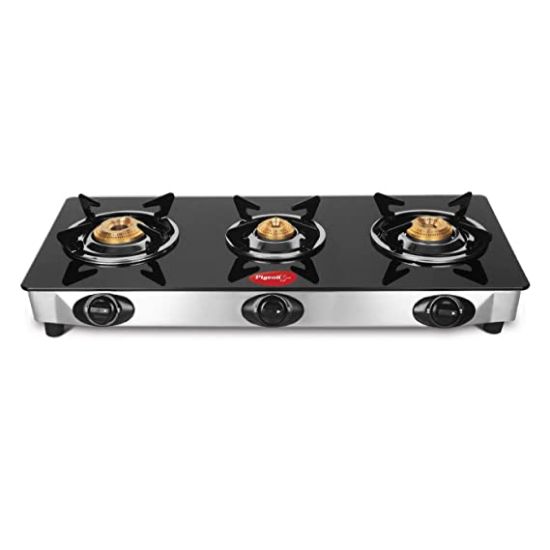 Picture of Pigeon by Stovekraft Favourite Glass Top 3 Burner Gas Stove