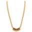 Picture of Sasitrends American Diamond Micro Gold Plated Pendant Chain Necklace for Women and Girls