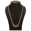 Picture of Sasitrends American Diamond Micro Gold Plated Pendant Chain Necklace for Women and Girls