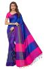 Picture of Dhruvi Trendz Soft Cotton & Silk Saree For Women Banarasi Saree Under 399 2021 Beautiful For Women saree free size with blouse piece