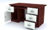 Picture of Durafur Executive Office Table with Multi Storage Space. (Size 4.5ft x 2.5ft) with Keyboard and CPU File Shelf