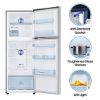 Picture of Samsung 324L 3 Star Inverter Frost Free Double Door Refrigerator (RT34T4513S8/HL, Elegant Inox, Convertible)