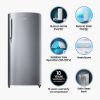 Picture of Samsung 192 L 2 Star Direct Cool Single Door Refrigerator (RR19A241BGS/NL, Grey Silver)