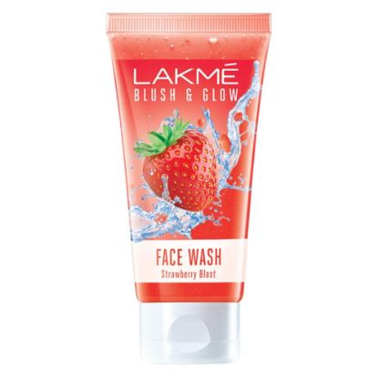 Picture of Lakme Blush & Glow Strawberry Freshness Gel Face Wash With Strawberry Extracts, 2 x 150 g Multipack