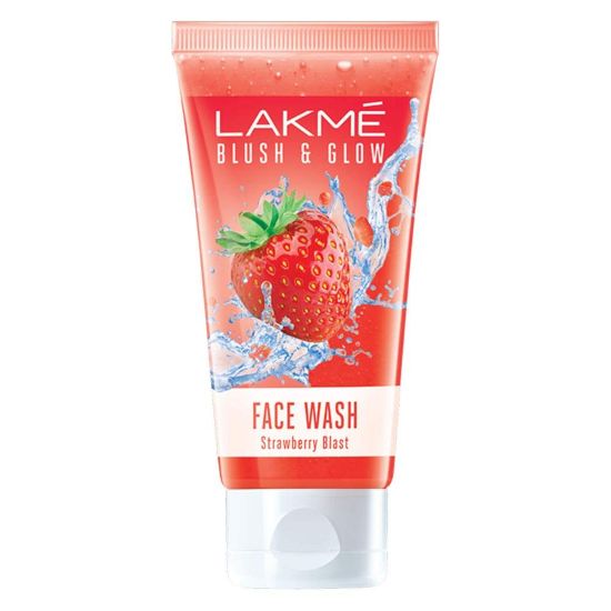 Picture of Lakme Blush & Glow Strawberry Freshness Gel Face Wash With Strawberry Extracts, 2 x 150 g Multipack