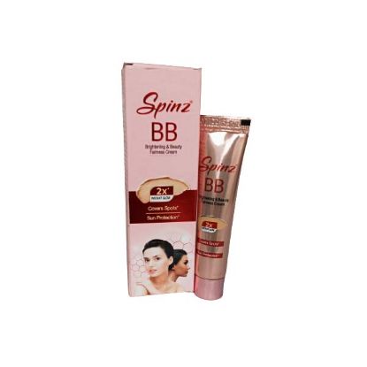 Picture of Spinz BB Brightening & Beauty Fairness Cream - Covers Spots, Gives Sun Protection & 2X Instant Glow, For Women, 29 g