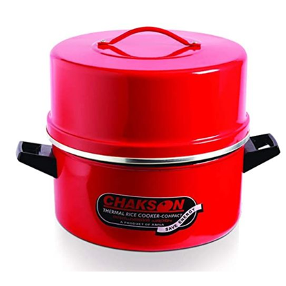 Picture of ANNA ALUMINIUM Chakson Choodarapetty DLX Induction Based with Aluminum Pot Thermal Rice Cooker