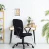 Picture of Green Soul Seoul Office Chair, Mid Back Mesh Ergonomic Home Office Desk Chair with Comfortable & Spacious Seat, Rocking-tilt Mechanism & Heavy Duty Metal Base 