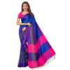 Picture of Dhruvi Trendz Soft Cotton & Silk Saree For Women Banarasi Saree Under 399 2021 Beautiful For Women saree free size with blouse piece